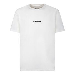 JIL SANDER + Logo T-Shirt Men WHITE T-Shirts
